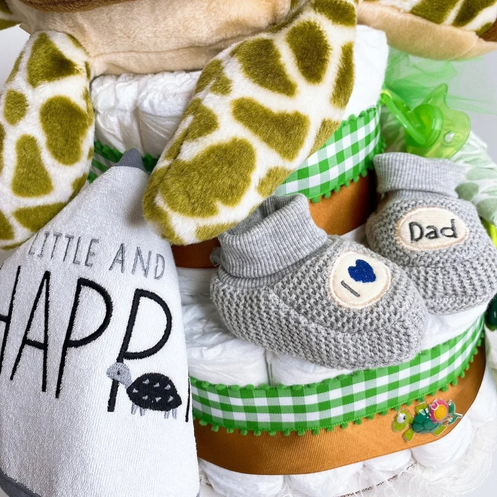Turtle Diaper Cake